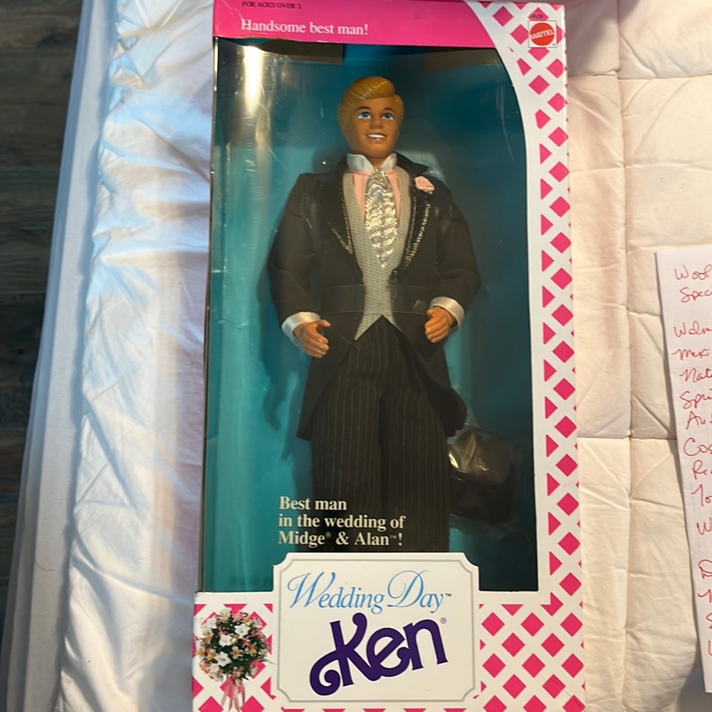 1990 Wedding Day Ken Handsome Best Man